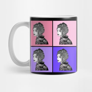 Japanese Geisha Urban Asian Woman Pop Art 463 Mug